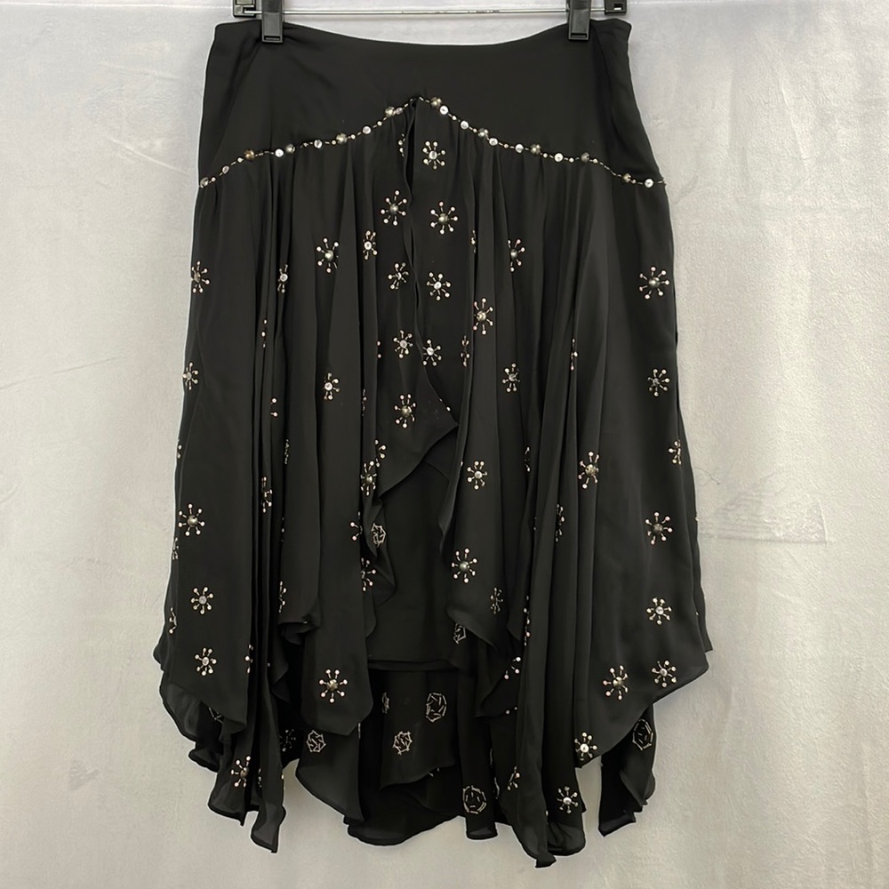Temperly London Skirt 100% silk silk 6